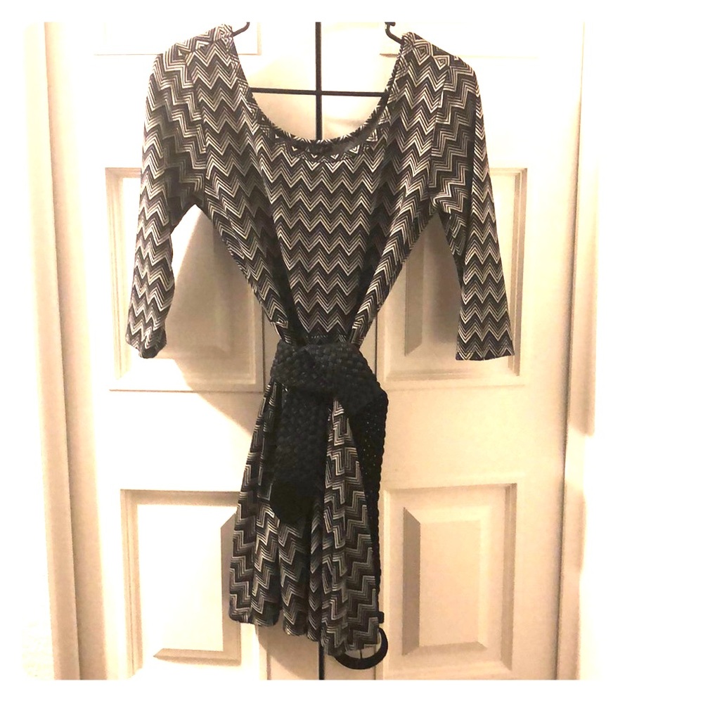 BeBop M Dress black/white/grey dress